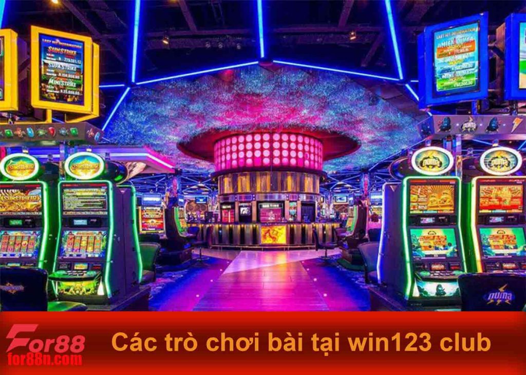 các trò chơi bài tại win123 club